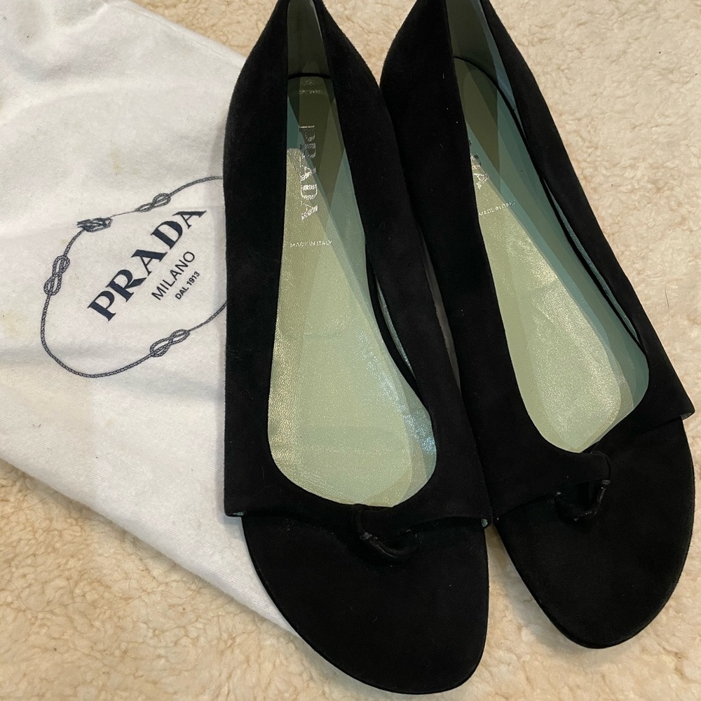 PRADA | Open-Toe Flats